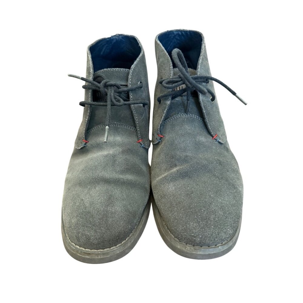 Tommy Hilfiger‎ Men's Gray Suede Loafers Size 10.5 Preppy Business Casual